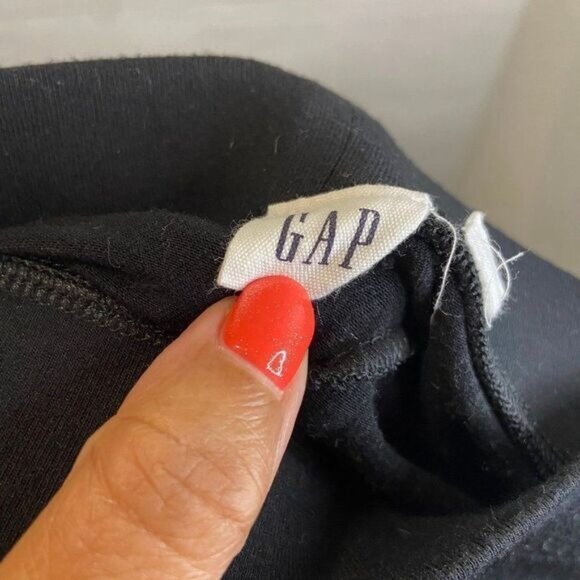 GAP Women's Black Leggings‎ in Stretch Jersey - Picture 7 of 8